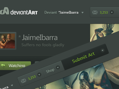 DeviantArt New Concept