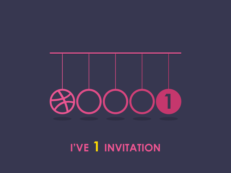 Dribbble Invite invitation invite