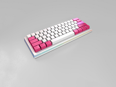 Keyboard 3D Cinema 4D