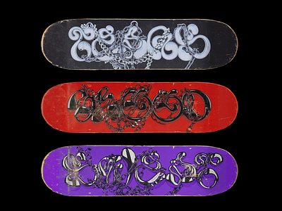 Blood, Sweat & Tears art branding chrome chrome text chrome type desig design graphic design illustration lettering logo skate skateboarding sowboarding sport sports street street art typography vintage