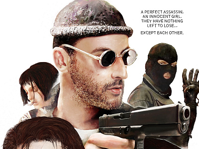 Leon: The Professional alternative movie poster art digital painting film film poster graphic design leon movie art movie poster natalie portman painting poster