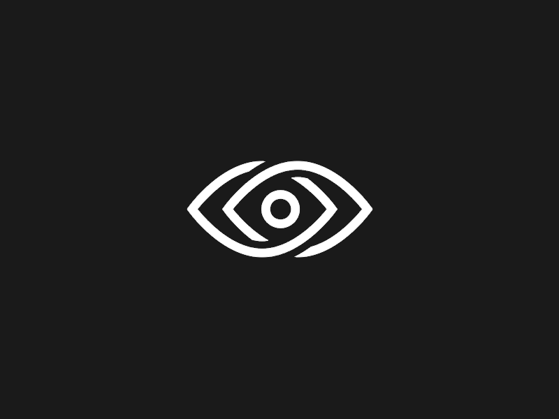 Captive branding captivate captive experiential eye logo logotype motion trippy