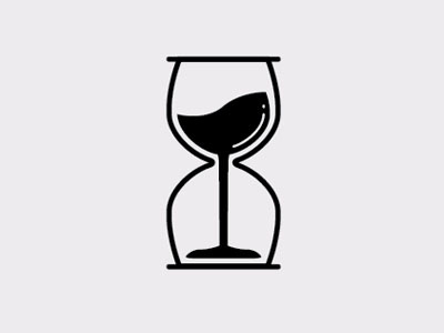 Evolution Cellars cellar hourglass logo time wine