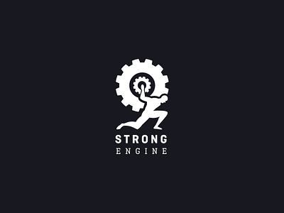Strong Engine - Brand Mark brand mark branding graphic design logo