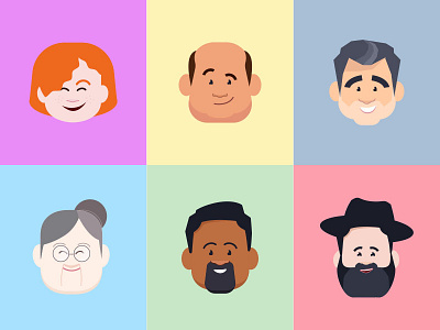 Citizens characters illustration