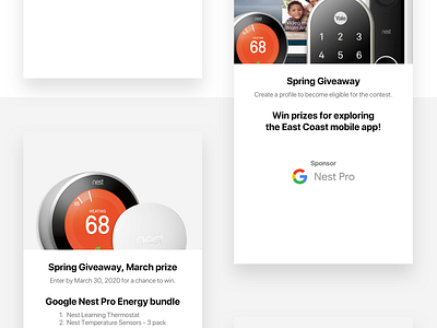 Spring Giveaway March through May 2020 | UI/UX android gamification giveaway interaction design ios mobile mobile app mobile app development sketch app uiux user experience user interface