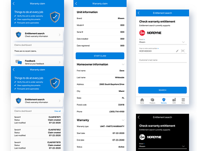 Warranty feature user flow android interaction design ios mobile mobile app mobile app development sketch app uiux user experience user interface