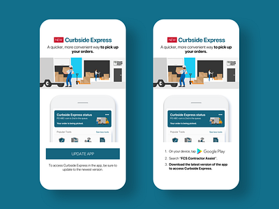 Curbside Express push notifications
