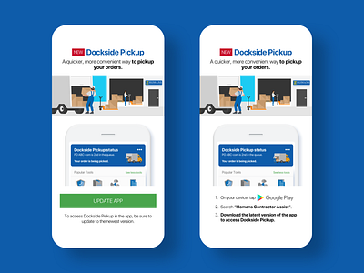 Dockside Pickup push notifications