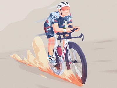 Bicycle Pro art direction bike illustration sports