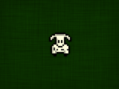 Pixel Cow art cow moo pixel