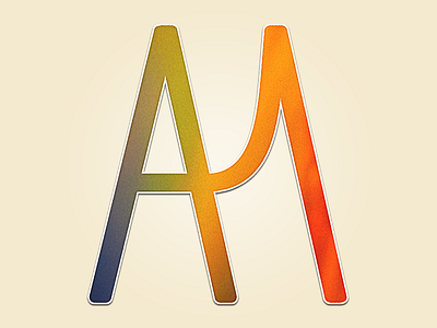 AH Mark II illustrator lettering letters logo