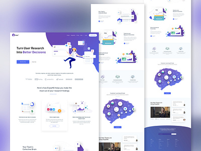 Customer Research Platform (Saas) ui ux web design webdesign website website design