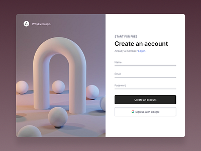 Sign up form - Daily UI challenge | Day 001