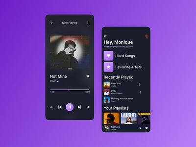 Daily UI - Day 009 // Music Player daily ui design music music player ui ux