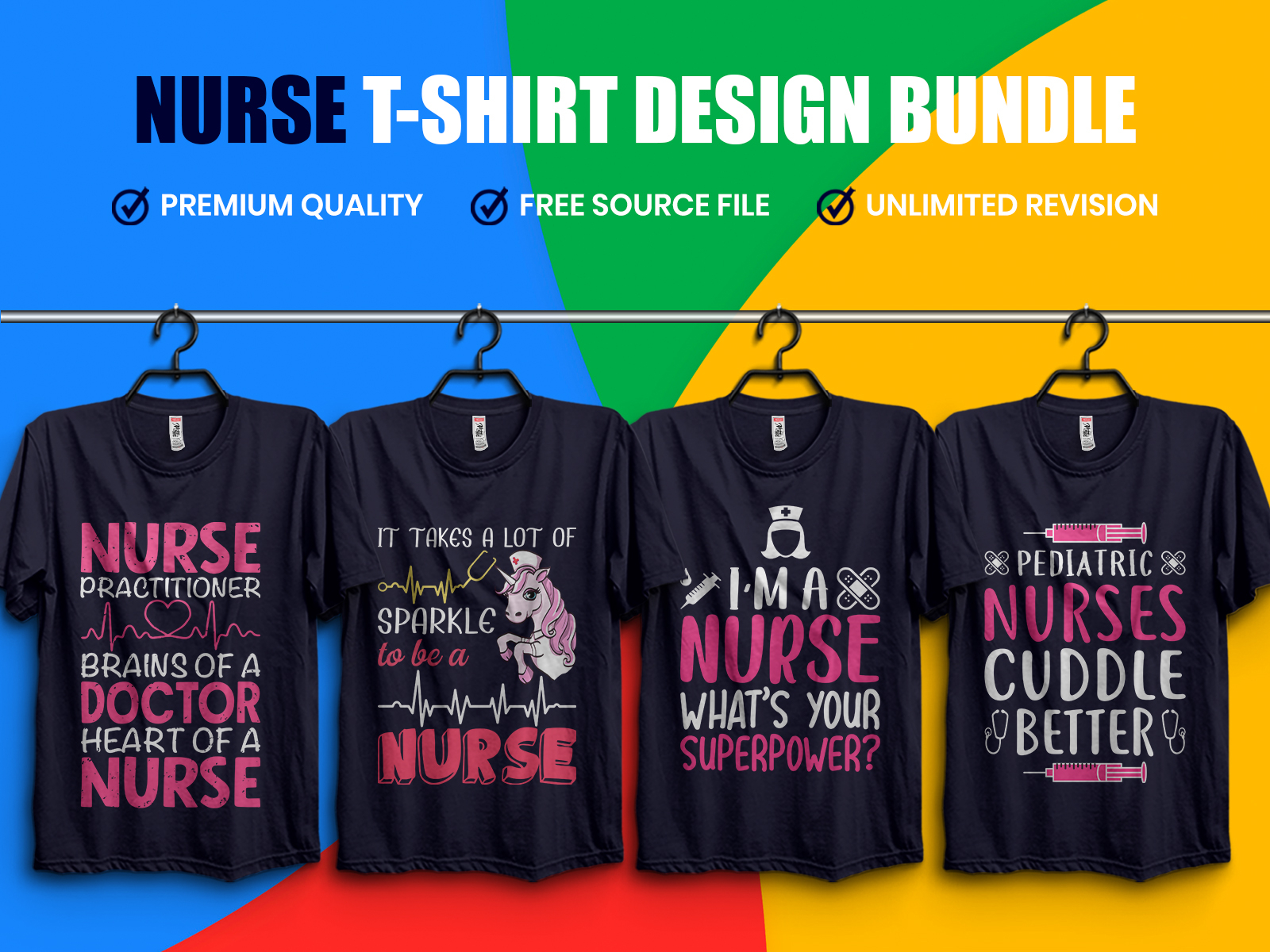 100+ Nurse T-Shirt Design Bundle - Hello Dribble by ...