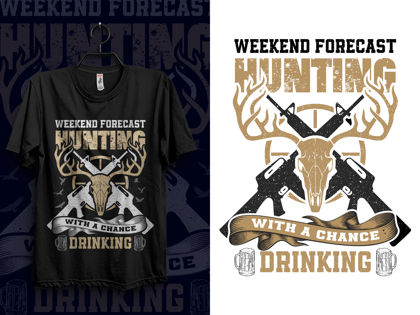 hunting t shirt design