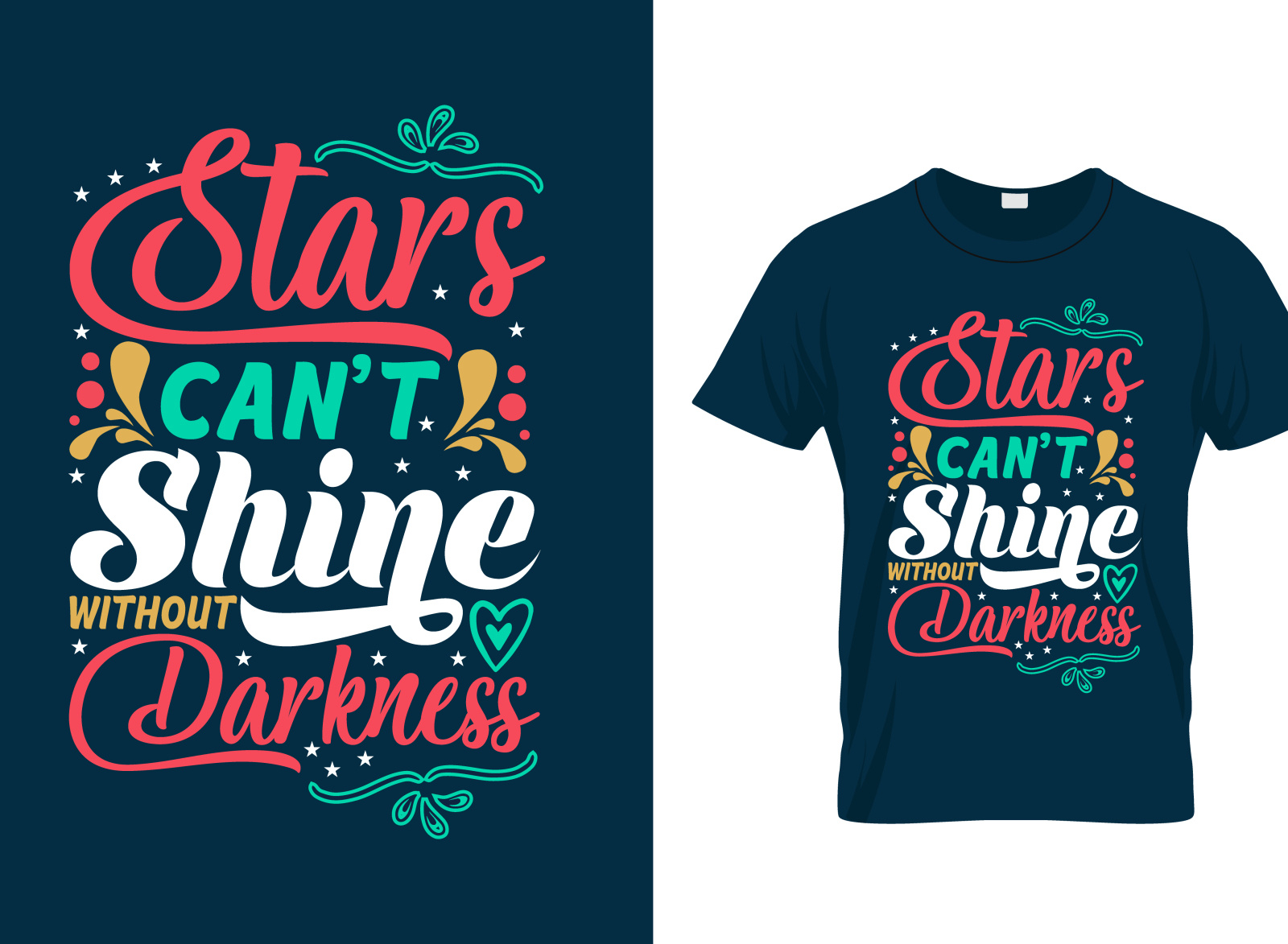 print on t shirt design