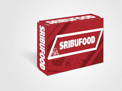 BOX PACKAGIN OF SRIBUFOOD minimal package design packaging simple