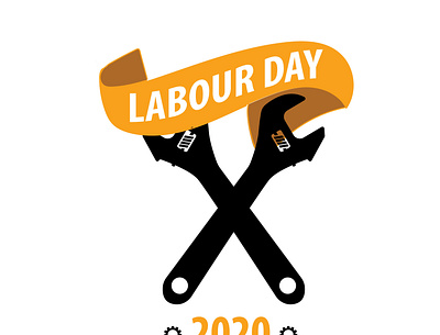 labour day concept 1 2020 banner cartoon freedom helmet hold illustration industry international job labor labour muscle national occupation patriotism power struggle together worker