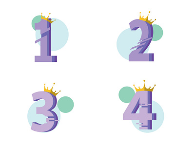 modern number for cake when birthday