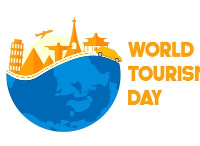 WORLD TOURISM DAY DESIGN design flat design illustration illustrations illustrator ui vector
