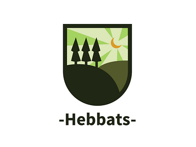 hebbats logo branding design flat design illustration logo minimal modern logo simple simple logo vector