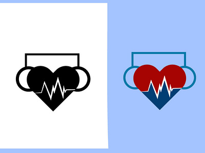 music love logo branding design flat design illustration logo minimal modern logo simple simple logo vector