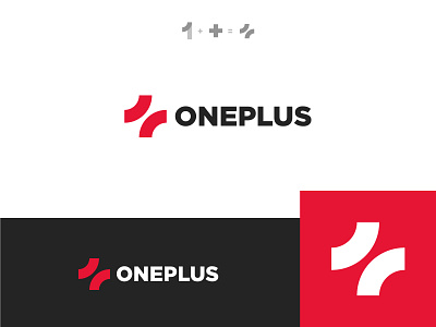 OnePlus Logo Redesign Concept bold logo brand branding flat it logo logo design logotype minimal minimal logo mobile logo modern logo oneplus tech