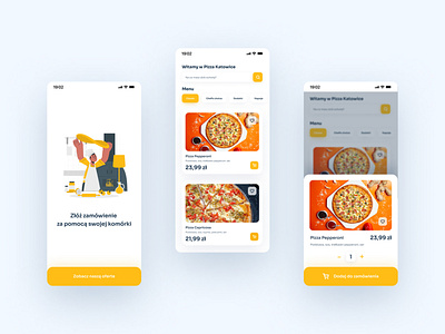 UI Design of Food App clean covid delivery food food app illustration minimal mobile ui startup typography ui ux