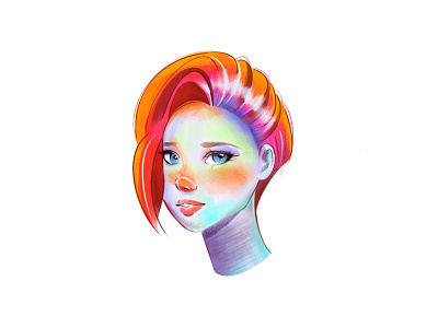 We are colourful humans character design illustration procreate