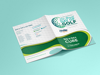 Day of Golf Sponsor Package event illustration marketing non profit print design promotion sponsorship vector illustration