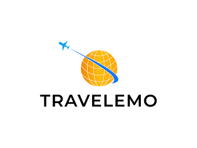 Travelemo - Logo Design agency logo clean design corporate identity creative logo logo logo brand mark logo branding design logo design modern logo travel agency travel app unique logo