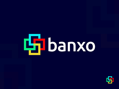 Banxo - Logo design app apps logo architectural shape architecture logo brand identity branding clean design colorful logo corporate identity corporate logo creative logo identity logo brand mark logo design minimalist logo simple logo unique logo