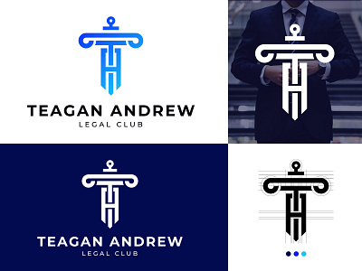 Teagan Andrew clean design creative logo law firm lettermark logo logo brand mark logo branding design logo design logo grid minimalist logo simple logo unique logo