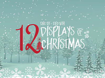 "12 Displays of Christmas" Digital Campaign animation flat illustration illustrator ui ux vector web