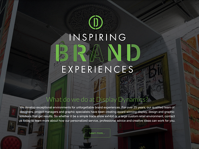 "INSPIRING BRAND EXPERIENCES" - Display Dynamics Campaign