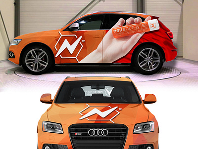 neuenergy Vehicle Wrap 2016 advertising concept typography vehicle graphics vehicle wrap
