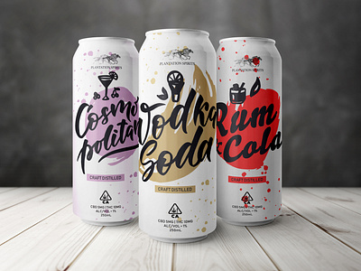 Plantation Spirits - Mixed Drinks Can Mockup