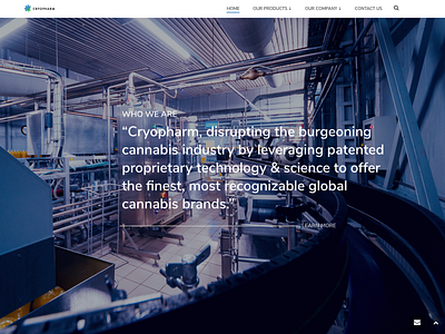 Cryopharm - Corporate Website