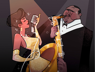 It's jazz time illustration