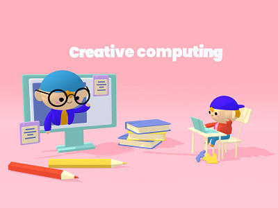 Creative computing 3d 3d animation 3d art art cinema4d cute