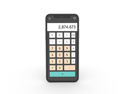 #DailyUI - Calculator App