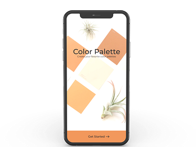 Color Palette App app design figma minimal palette ui ux