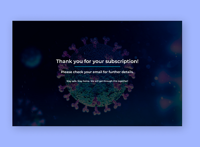 Email Capture Form covid 19 covid 19 covid19 design figma minimal ui ux web