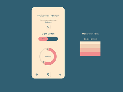 Daily UI 014 - On/Off Switch app design figma minimal palette ui ux