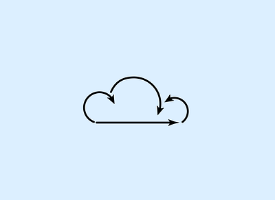 Daily Logo Challenge #14 - Cloud Computing adobe adobe illustrator dailylogo dailylogochallenge dailylogodesign design flat icon illustration illustrator logo logodesign minimal minimalist ui vector