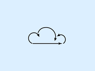 Daily Logo Challenge #14 - Cloud Computing