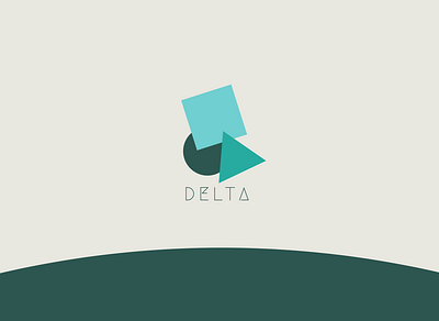Logo Design Challenge #17 - Delta adobe illustrator branding dailylogo design geometric illustration logo logodesign logodesignchallenge minimal minimalist logo minimalistic shapes typography ui