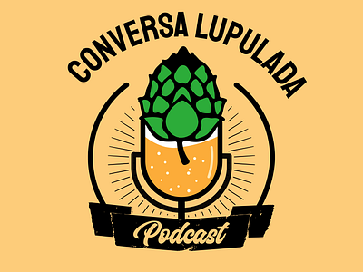 Podcast Icon beer beer art beer branding icon podcast podcast logo podcasting